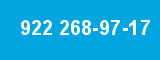 922 268-97-17